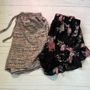 Bundle of flowy summer shorts